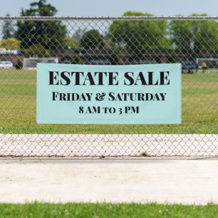 Custom Estate Sale Banner