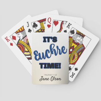 Custom Euchre Cards Set For Gift