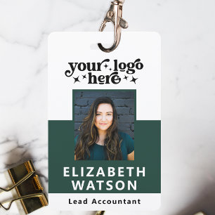 Custom Event ID With Photo Employee Lanyard Name ID Badge