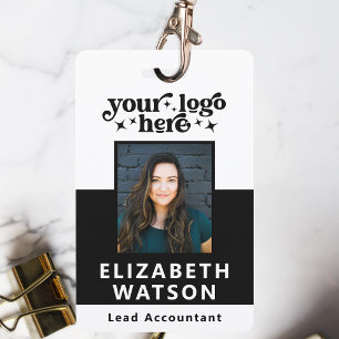 Custom Event ID With Photo Employee Lanyard Name ID Badge
