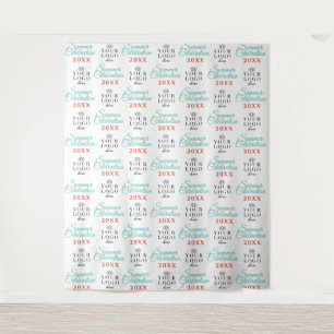 Custom Event Party Backdrop Step and Repeat Tapestry