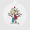 Custom Expectant Couple Holiday Acrylic Ornament