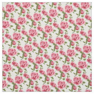 Custom Fabric-Pink Roses Fabric