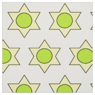 Custom fabric, Star Flower pattern Fabric