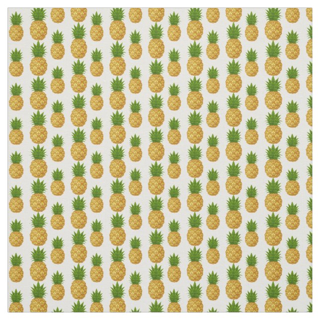 Custom Fabric-Tropical Pineapple Fabric (Swatch)