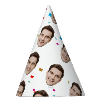 Custom Face 20th 30th 40th 50th 60th 70th Birthday Party Hat