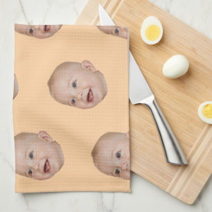 Custom Face Baking Gift Personalised Grandma’s Tea Towel