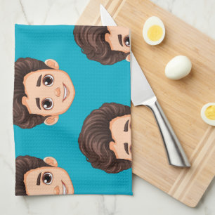Custom Face Baking Gift Personalized Grandma’s Tea Towel
