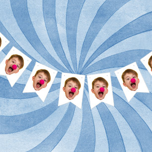 Custom Face Banner, Birthday Banner