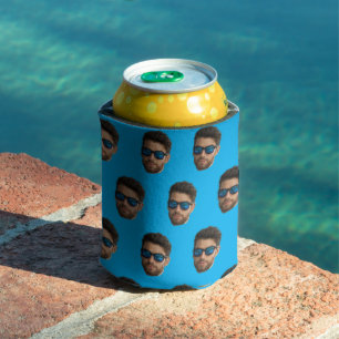 Custom Face Birthday Favors Bachelor Party Can Cooler