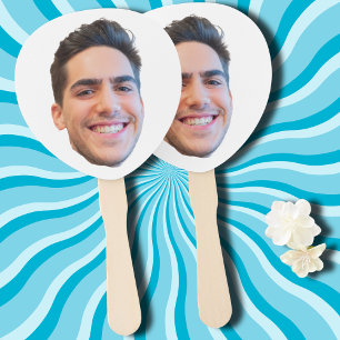 Custom Face Birthday Favours Bachelor Party Hand Fan