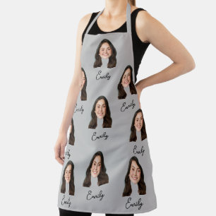 Custom Face Chef Kitchen Funny Gift For Women Men Apron