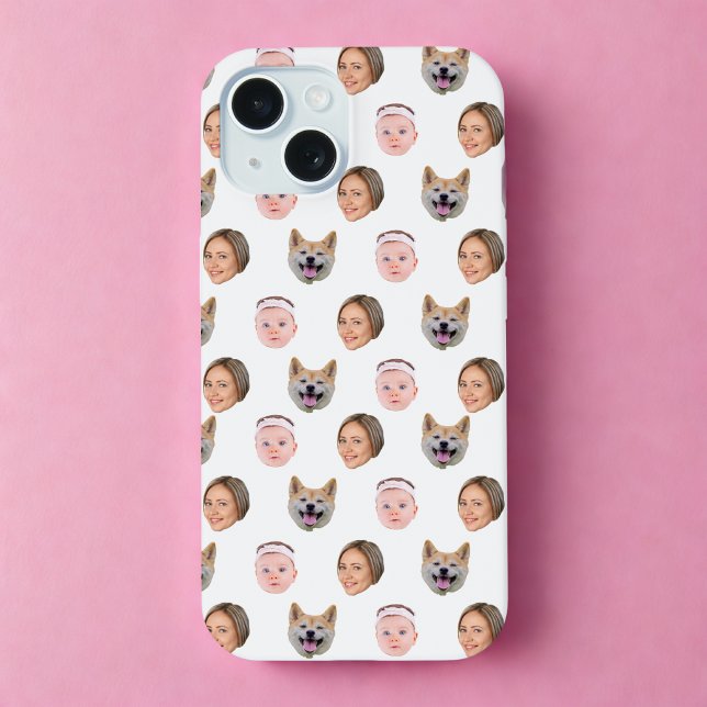 Custom Face, Custom Photo, Family Gift iPhone 15  Case (Creator Uploaded)