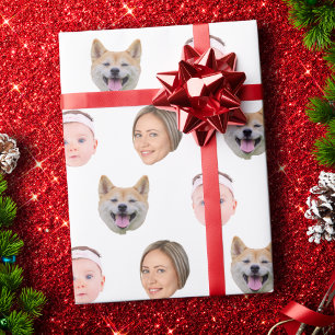 Custom Face, Custom Photo, Family Gift Wrapping Paper