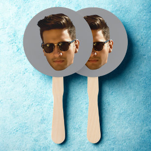 Custom Face Cutout Bachelor Party Birthday Hand Fan