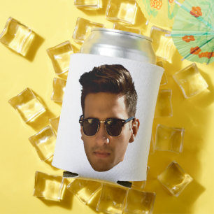 Custom Face Cutout Bachelorette Party Birthday Can Cooler