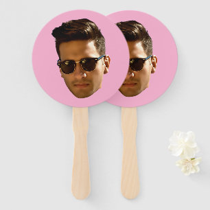 Custom Face Cutout Bachelorette Party Birthday Hand Fan