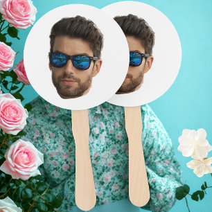 Custom Face Cutout Bachelorette Party Birthday Hand Fan