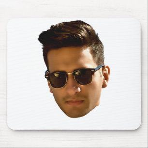 Custom Face Cutout Bachelorette Party Birthday Mouse Pad