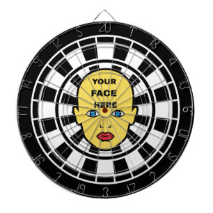 Custom Face Dartboard – Add Your Photo Gift Bar XL