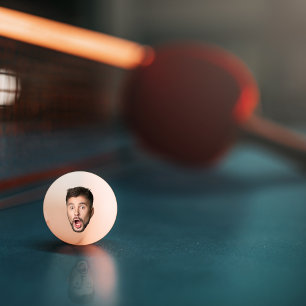 Custom Face Funny Beer Bachelor Party Personalized Ping Pong Ball