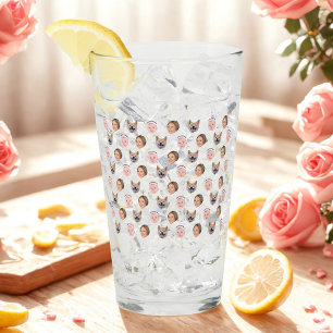 Custom Face Glas, Custom Photo Glass, Family Gift  Glass