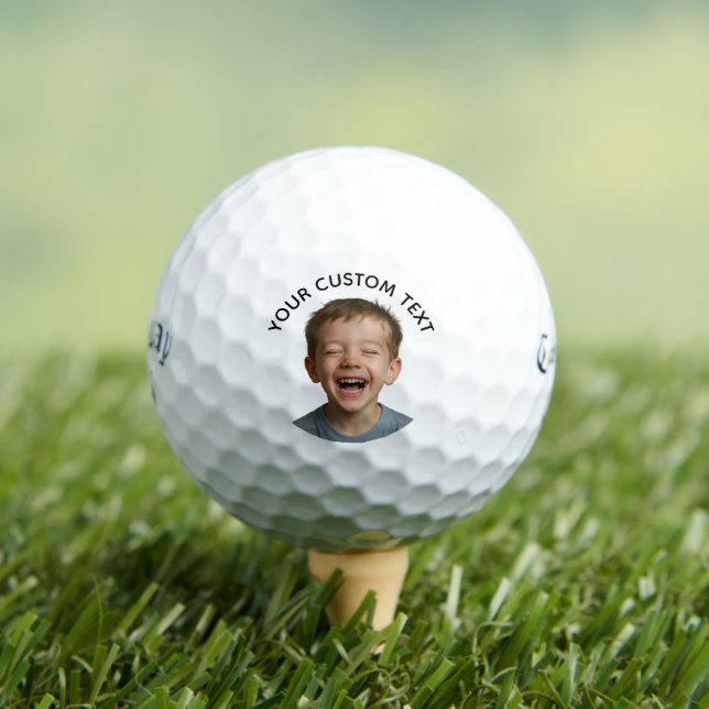 Custom Face Golf Balls - Funny Personalised Golf  (Insitu Tee)