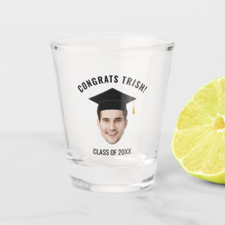 Custom Face Graduation Masters Degre Class of 2026 Shot Glass
