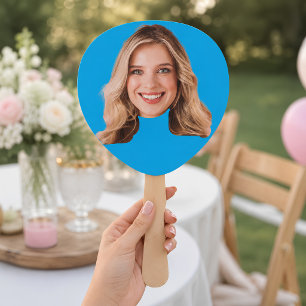 Custom Face Hand Fan Photo Bachelorette Party