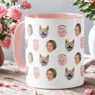 Custom Face Mug, Custom Photo mug, Family Gift Mug