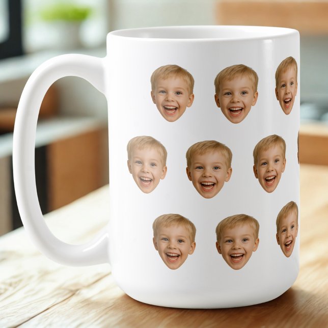 Custom Face Mug, Personalised Face Photo, Family Coffee Mug (Creator Uploaded)