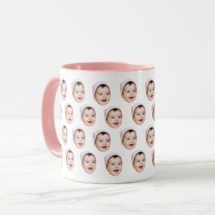 Custom Face Mug, Personalized Face Photo, Baby Mug