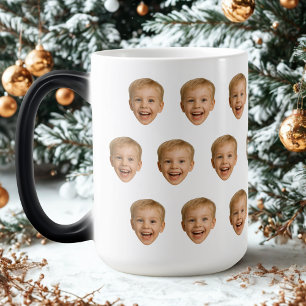 Custom Face Mug, Personalized Face Photo, Family Magic Mug