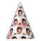 Custom Face Party Hat, Personalised Birthday Age 