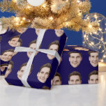 Custom Face Personalized Birthday Wedding Party Wrapping Paper<br><div class="desc">Custom Face Personalized Birthday Wedding Party Wrapping Paper</div>