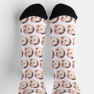Custom Face Personalized Photo Sock Christmas Gift