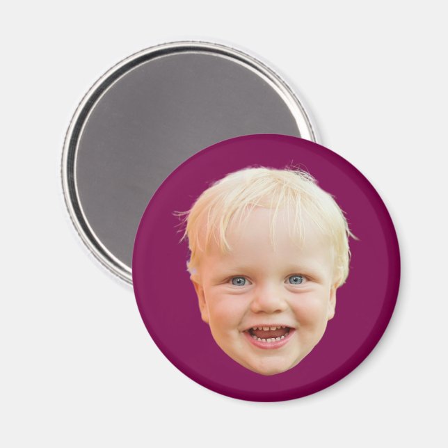 Custom Face Personalized Picture Logo Image Design Magnet (Front/Back)