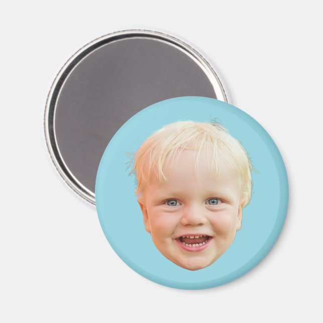 Custom Face Personalized Picture Logo Image Design Magnet (Front/Back)