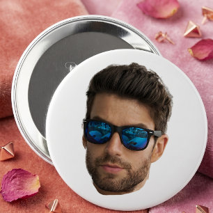 Custom Face Photo 10 Cm Round Badge
