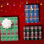 Custom Face Photo Elf Christmas Personalised Photo Wrapping Paper Sheet<br><div class="desc">Custom Face Photo Elf Christmas Personalised Photo , Replace the face of this elf with your favourite photo (make sure to crop as much to the face as possible and use an app to remove the background) and personalise this funny Christmas Holiday Wrapping Paper with your kid, husband, or boyfriend...</div>