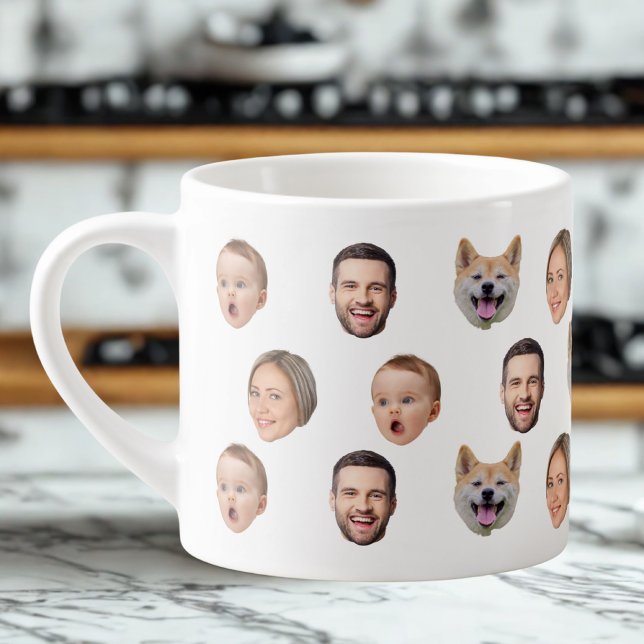 Custom Face Photo Family Mug, 4 Photos Mug (Creator Uploaded)