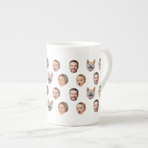 Custom Face Photo Family Mug, 4 Photos Mug