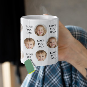 Custom Face Photo Love You Dad Personalised Coffee Mug
