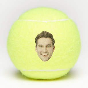 Custom Face Photo Personalised Party Favours Tennis Balls