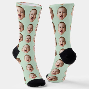 Custom Face Photo Personalised Socks