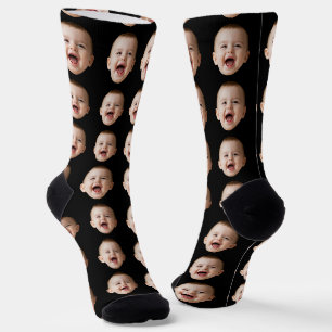 Custom Face Photo Personalised Socks