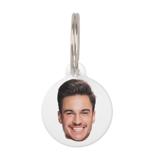 Custom Face Photo Pet Tag (Front)