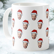 Custom Face Photo Santa Hat Christmas Gift