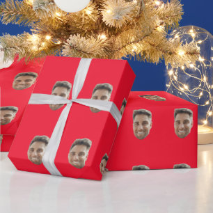 Custom Face Photo Wrapping Paper