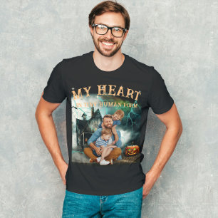 Custom Face Portrait Photo Vintage Style T-Shirt